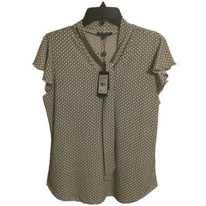 Adrianna Papell Short Sleeve Blouse